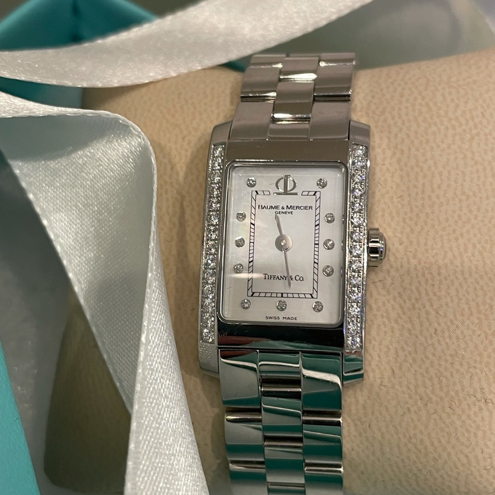 Tiffany & Co./Baume & Mercier Diamond Watch - Picture 2 of 12